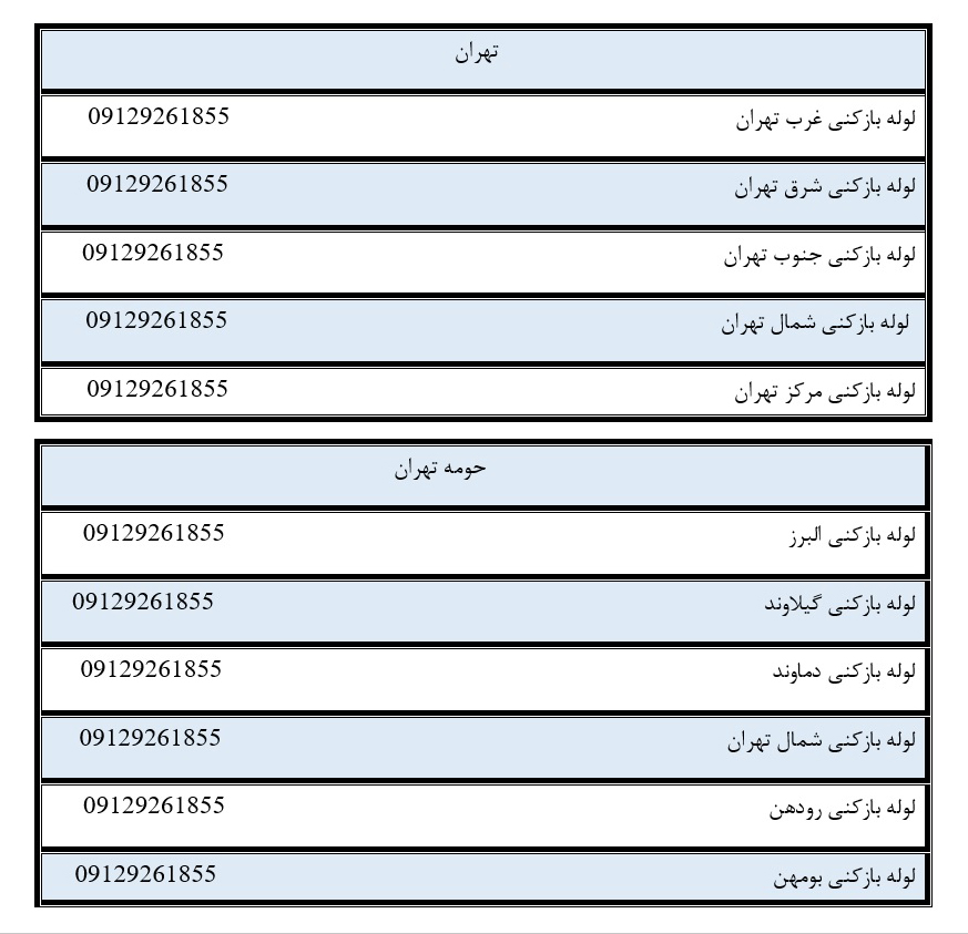 لوله بازکنی پاسداران